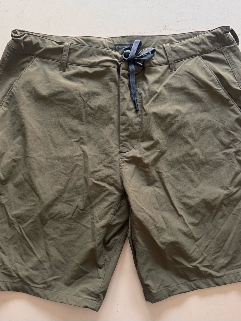 Backcountry men’s olive shorts